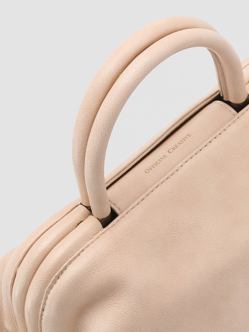 HELEN 16 - Rose Leather Handle Bag