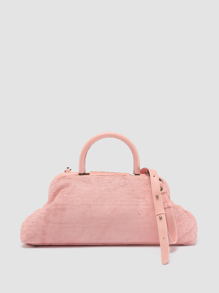 HELEN 19 - Rose Leather Handle Bag