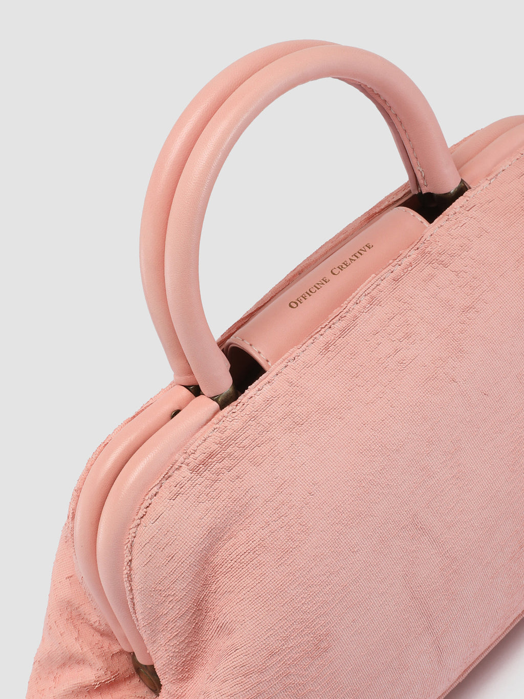 HELEN 19 - Rose Leather Handle Bag