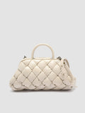 HELEN 21 - White Leather Handle Bag