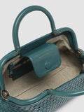 HELEN 21 - Green Leather Handle Bag