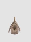 HELEN 21 - Taupe Leather Handle Bag