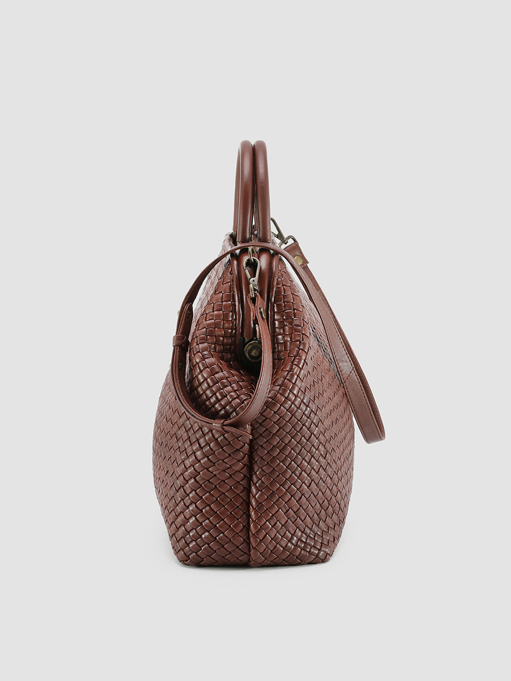 HELEN 14 Mignon - Brown Leather Handle Bag