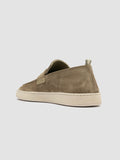 HERBIE 001 - Taupe Suede Penny Loafers