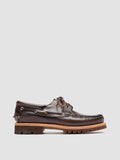 HERITAGE FLEXI 001 - Brown Leather Boat Shoes