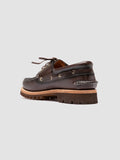 HERITAGE FLEXI 001 - Brown Leather Boat Shoes