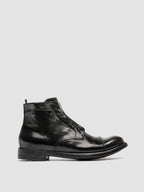 HIVE 005 - Black Leather Zipped Boots Officine Creative - 1