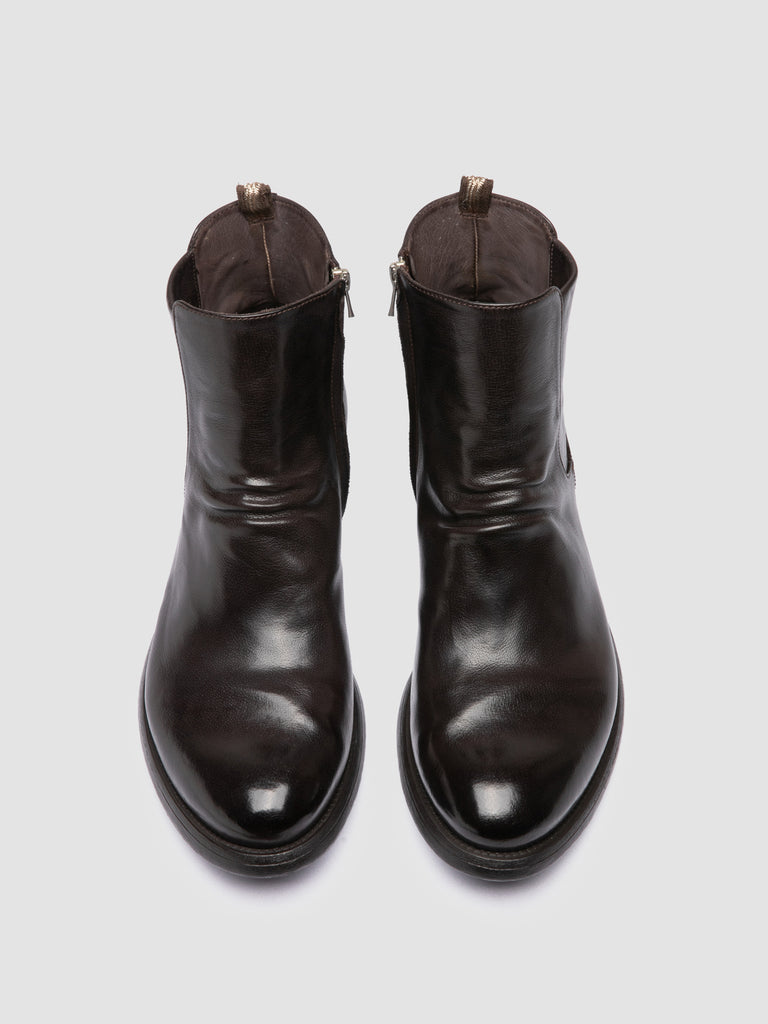 HIVE 036 - Brown Leather Ankle Boots