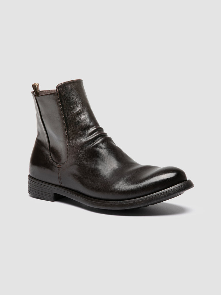 HIVE 036 - Brown Leather Ankle Boots