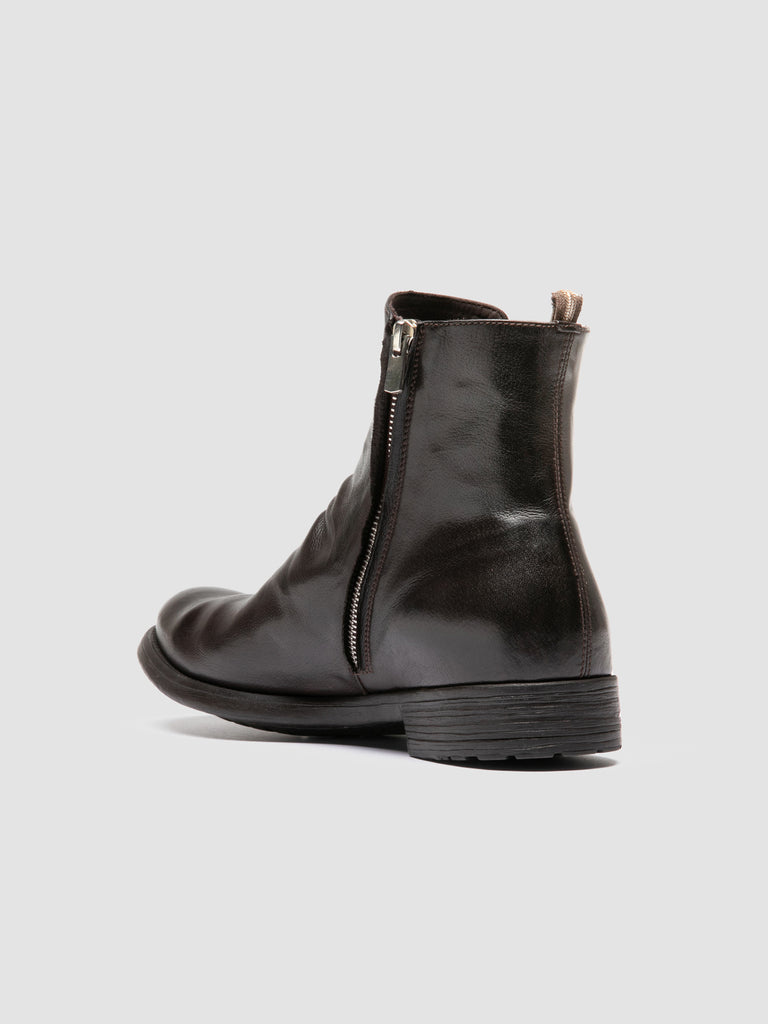 HIVE 036 - Brown Leather Ankle Boots