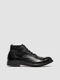 HIVE 059 - Black Leather Pull-On Boots Men Officine Creative - 1