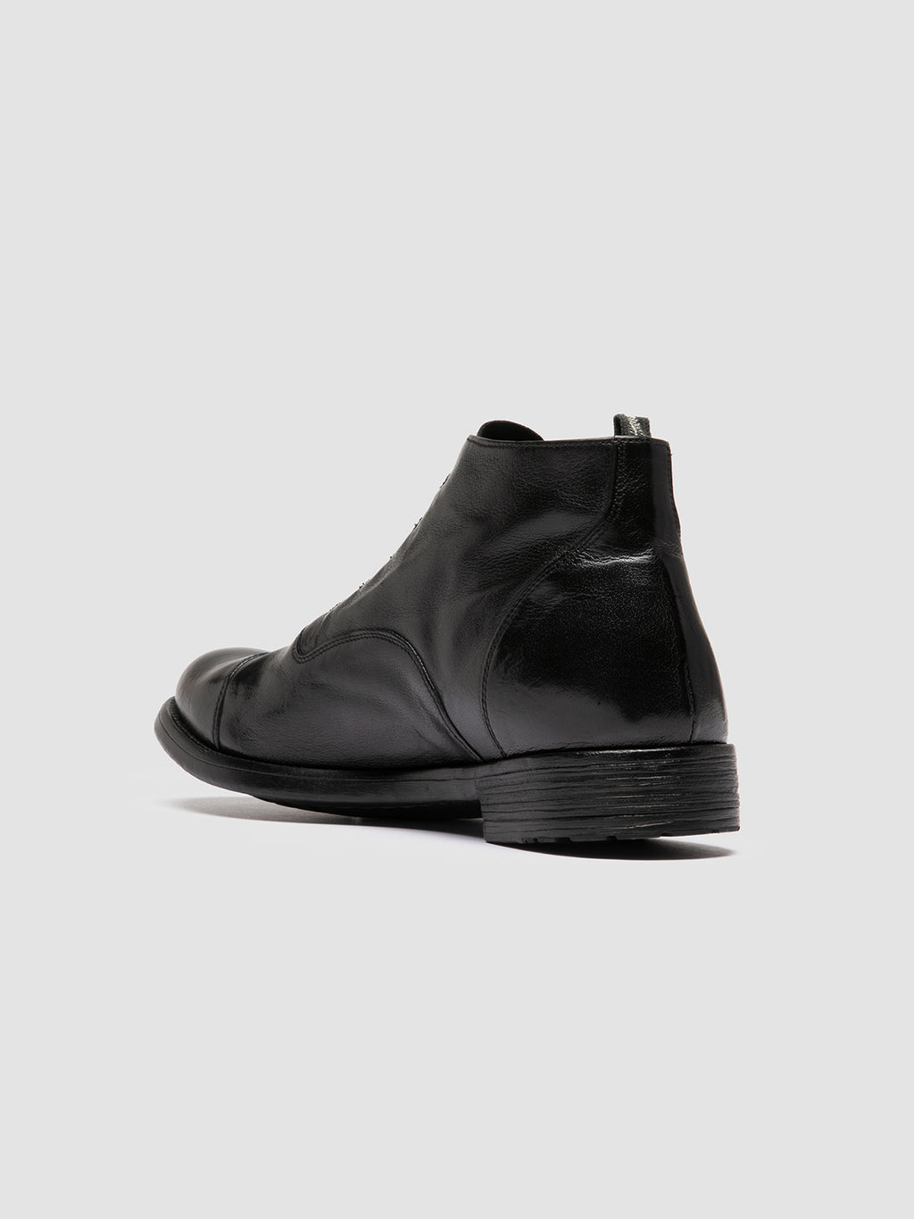 HIVE 059 - Black Leather Pull-On Boots Men Officine Creative - 4