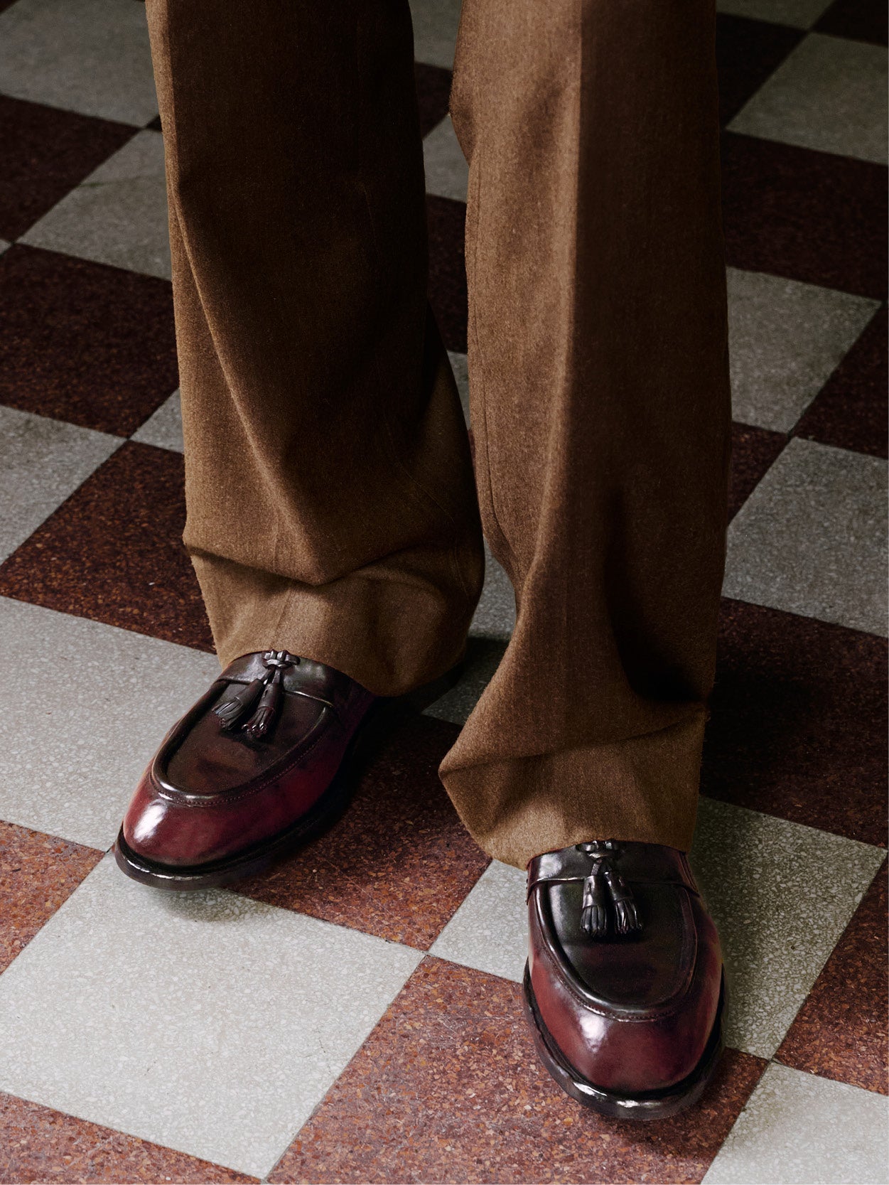 Shiny Tassel loafers