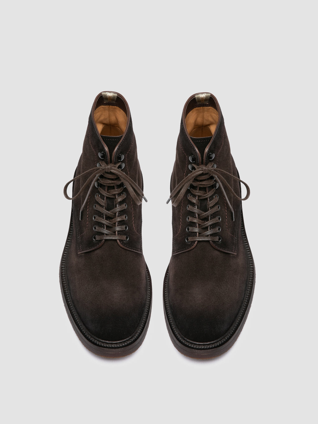 HOPKINS FLEXI 203 - Brown Suede Lace-up Boots