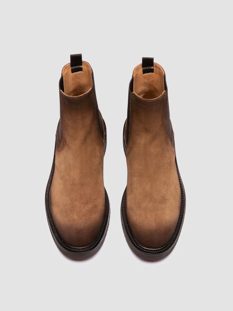 HOPKINS FLEXI 204 - Brown Suede Pull On Boots