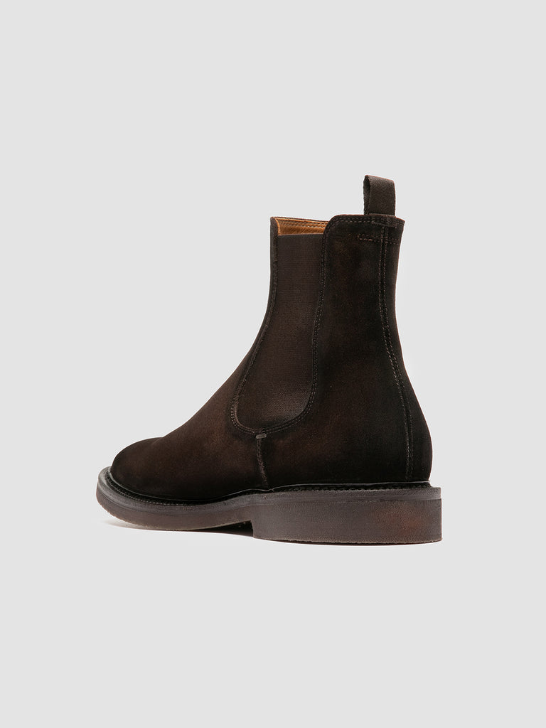 HOPKINS FLEXI 204 - Brown Suede Pull On Boots