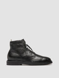 HOPKINS FLEXI 206 - Black Leather Lace-up Boots