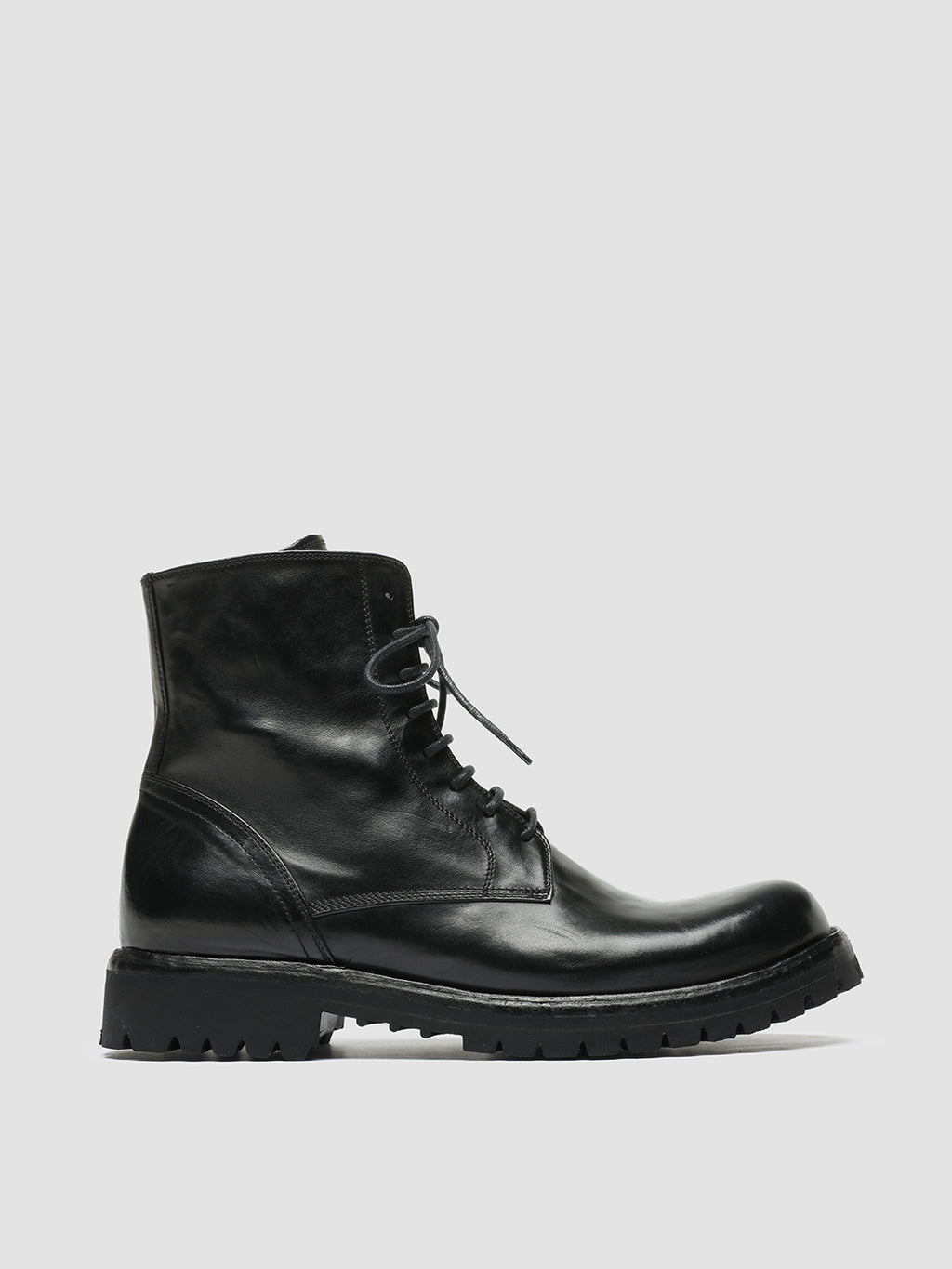 IKONIC 001 - Schwarze Lederstiefel - image 1,side view