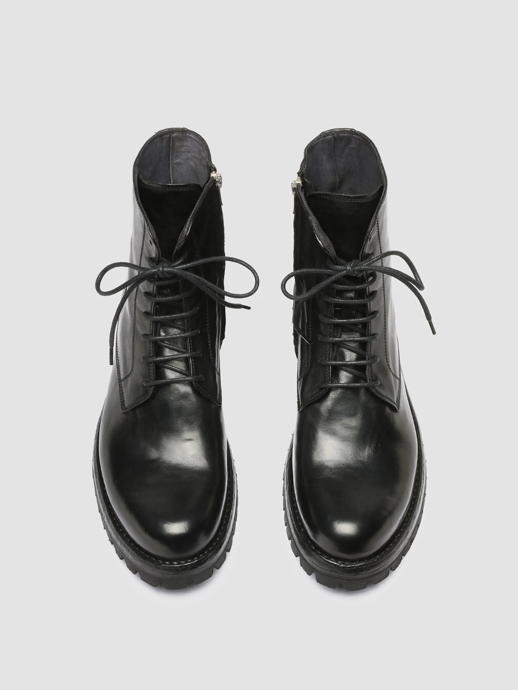 IKONIC 001 - Schwarze Lederstiefel - image 2,side view