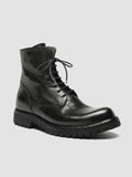 IKONIC 001 - Schwarze Lederstiefel - thumb image 3,side view