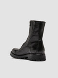 IKONIC 012 - Black Leather Zipped Boots Men Officine Creative - 4