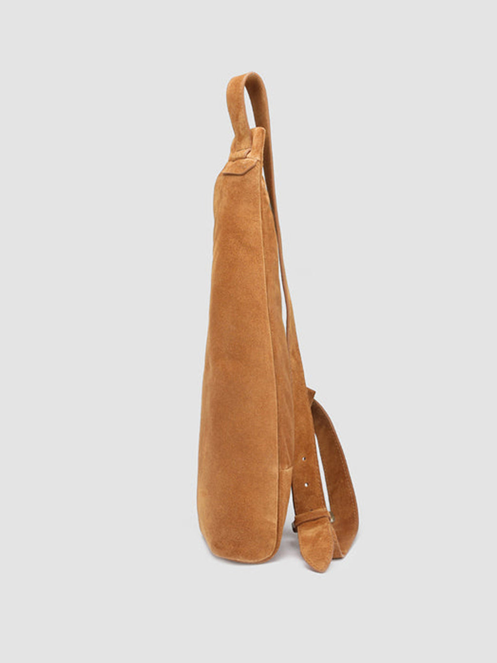 HELMET 35 - Brown Suede Backpack