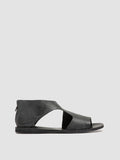 ITACA 047 - Black Leather Sandals - thumb image 1,side view