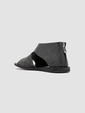 ITACA 047 - Black Leather Sandals - thumb image 4,side view