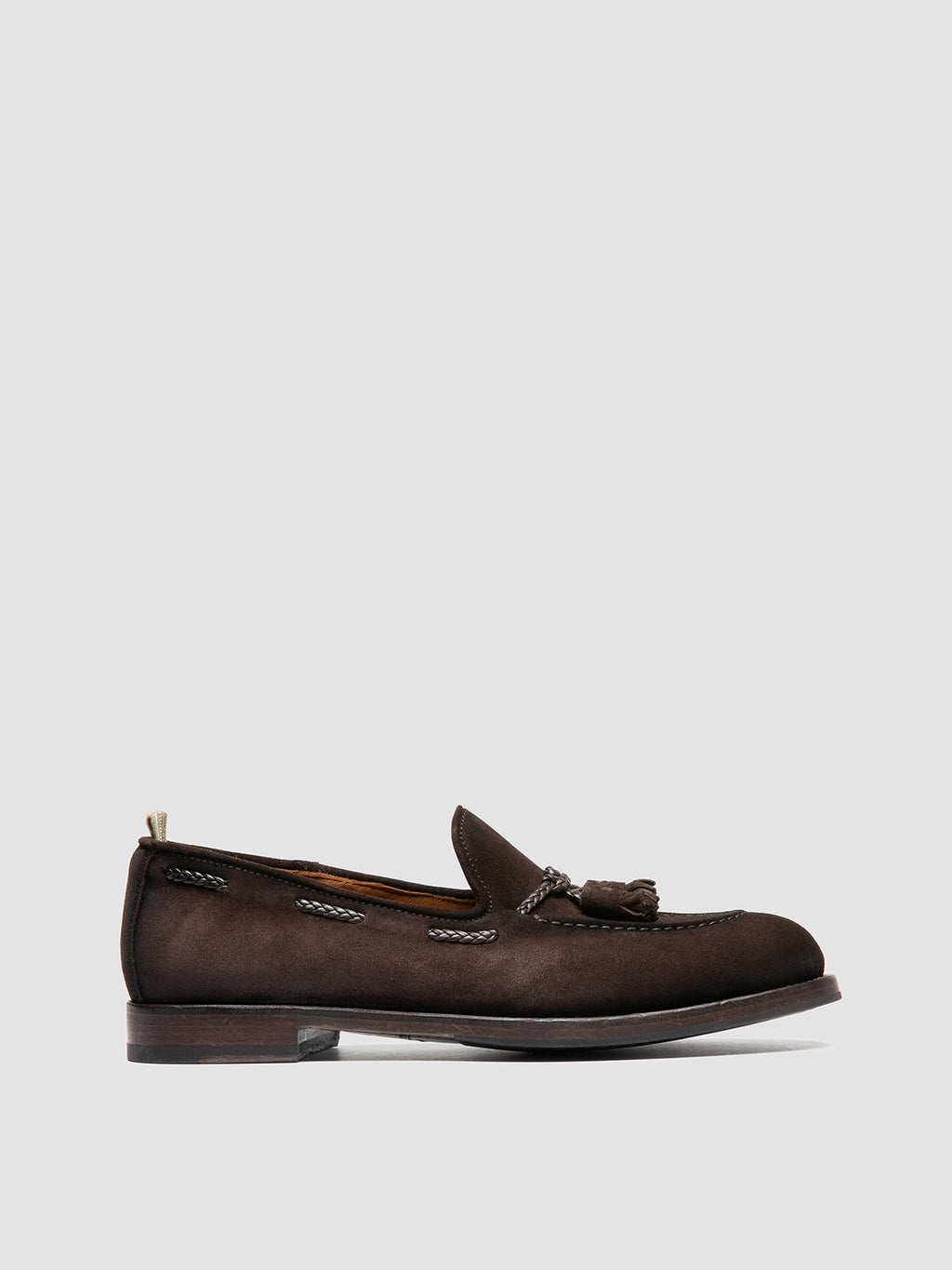 IVIES 002 - Brown Suede Tassel Loafers - image 1,side view