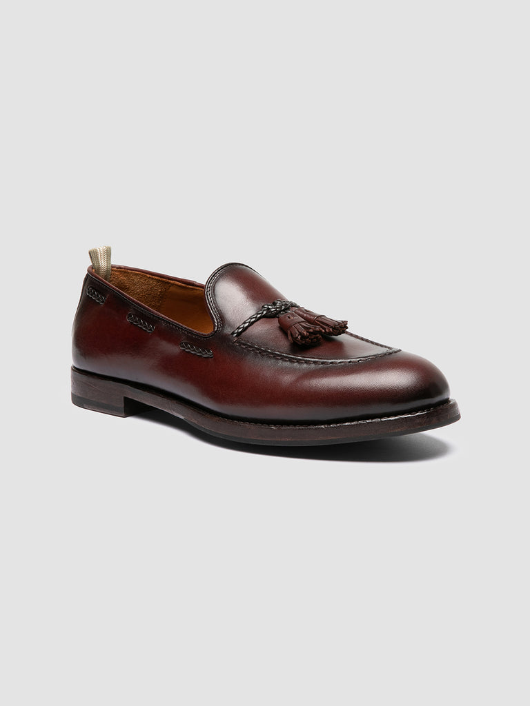 IVIES 002 - Brown Leather Tassel Loafers