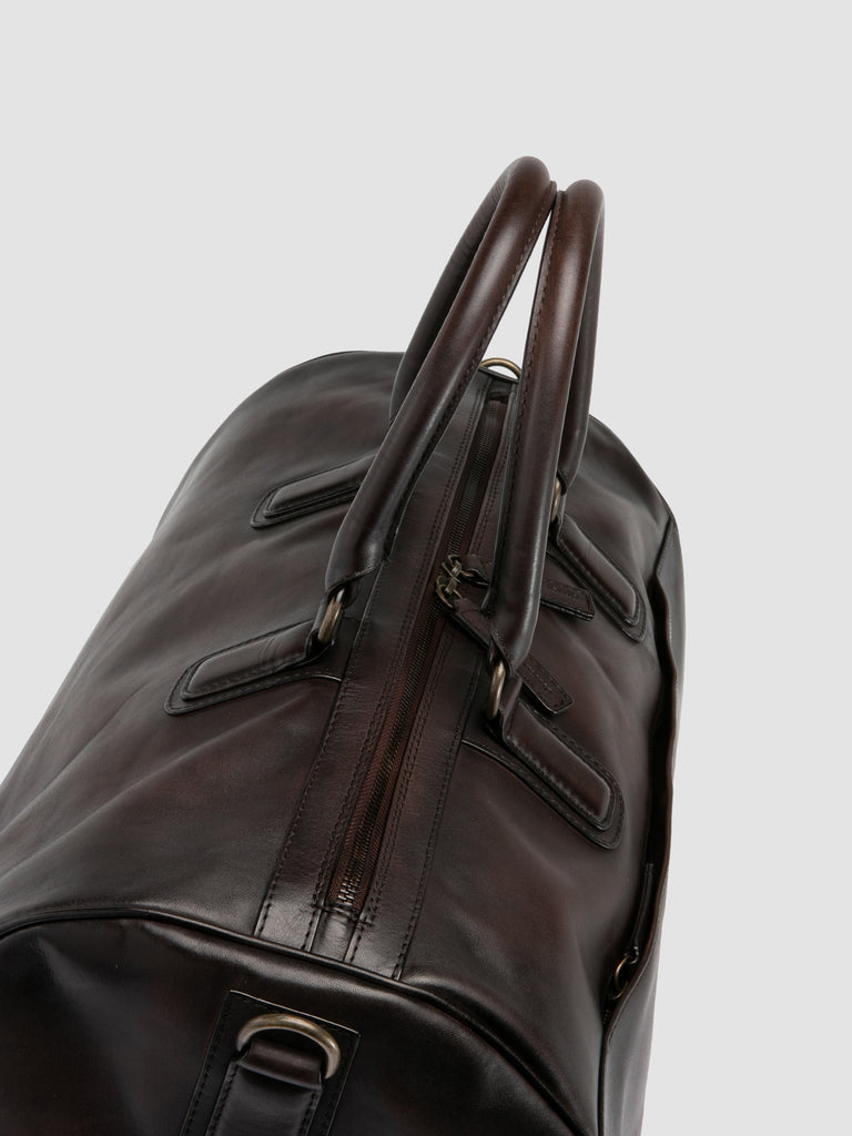 JEROME 001 - Brown Leather Travel Bag