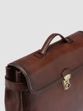 JEROME 003 - Brown Leather Briefcase Officine Creative - 2