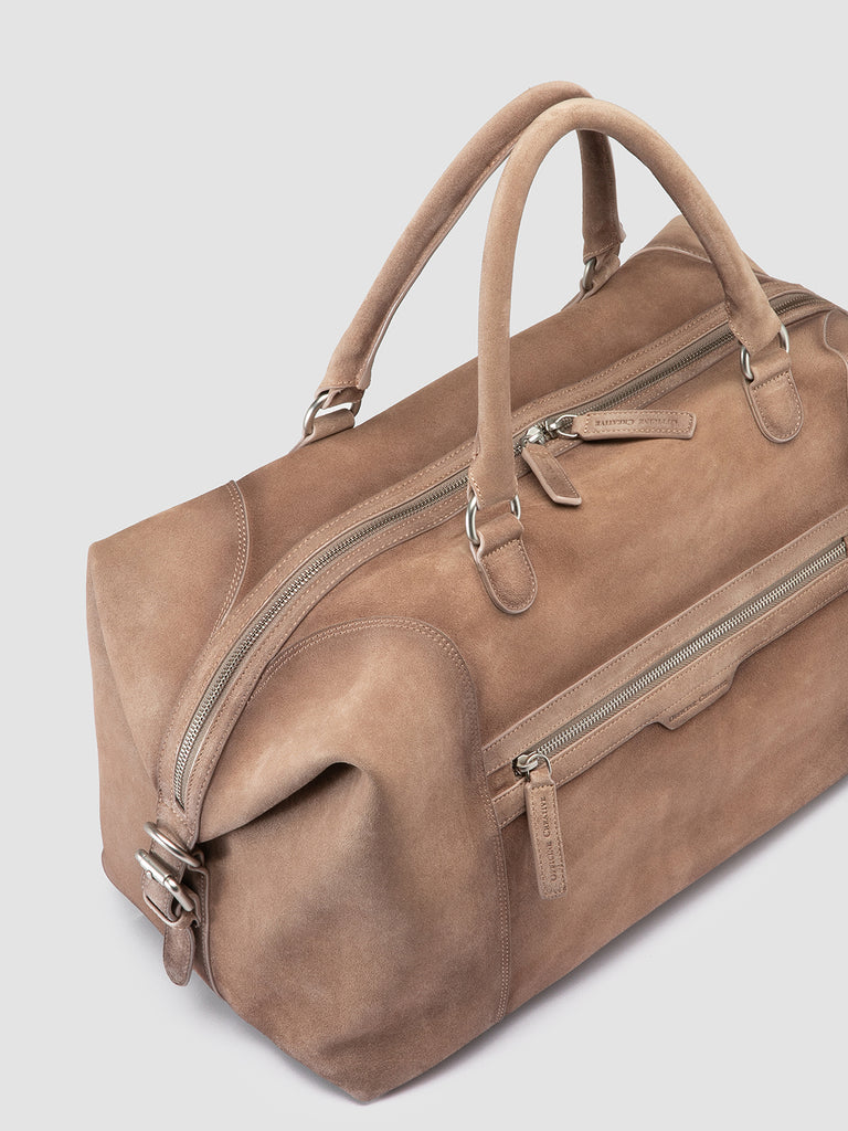 JULES 002 - Beige Suede Weekender