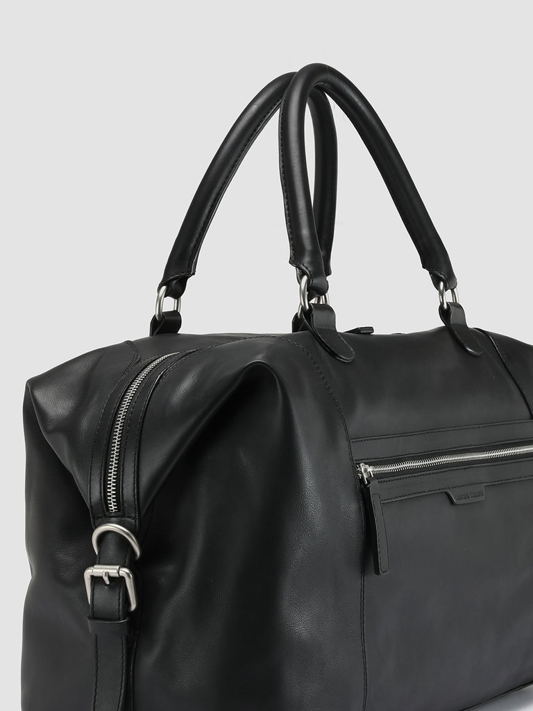 JULES 002 - Black Leather Weekender