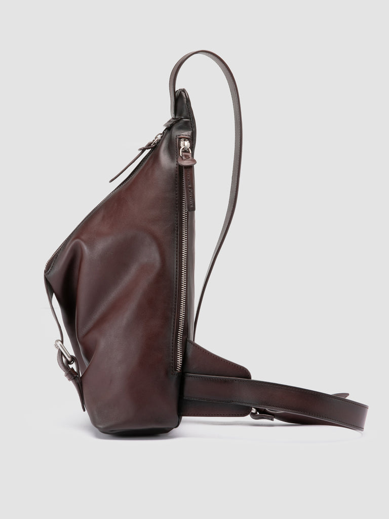 JULES 004 - Brown Leather Waist Pack Officine Creative - 5