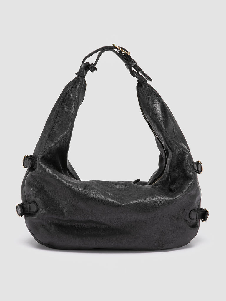 JULIE 008 - Black Leather Shoulder Bag Officine Creative - 4