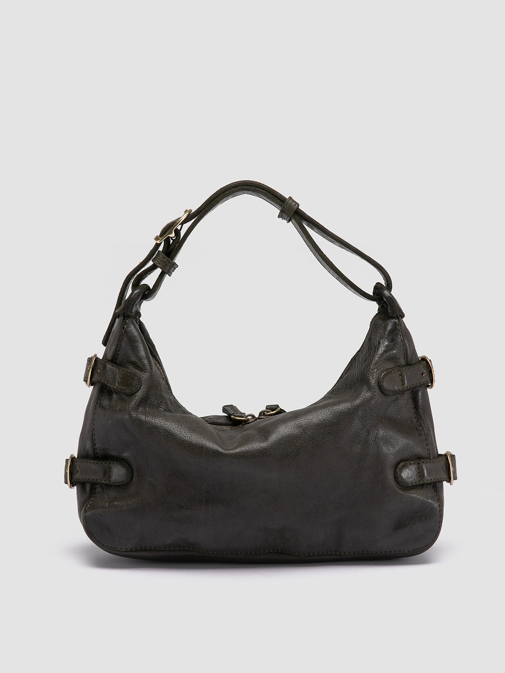 JULIE 009 - Green Leather Shoulder Bag Officine Creative - 4