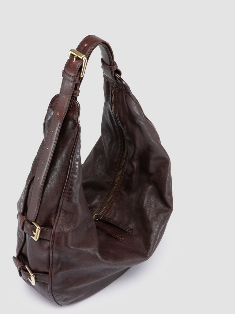 JULIE 015 - Burgundy Leather Shoulder Bag Officine Creative - 2