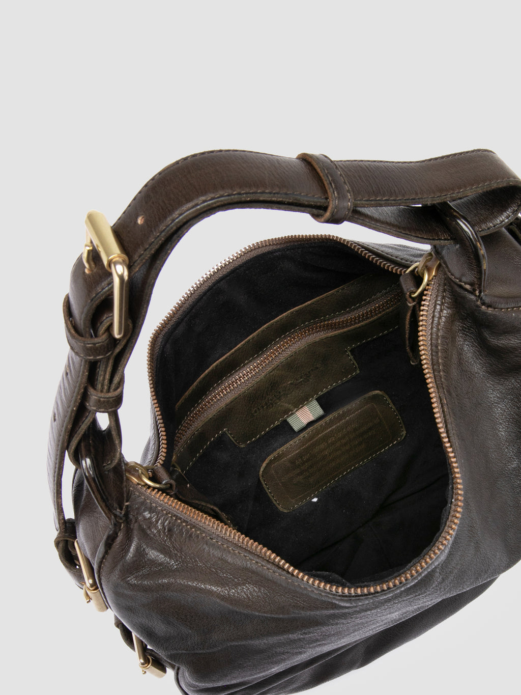 JULIE 016 - Green Leather Shoulder Bag Officine Creative - 6