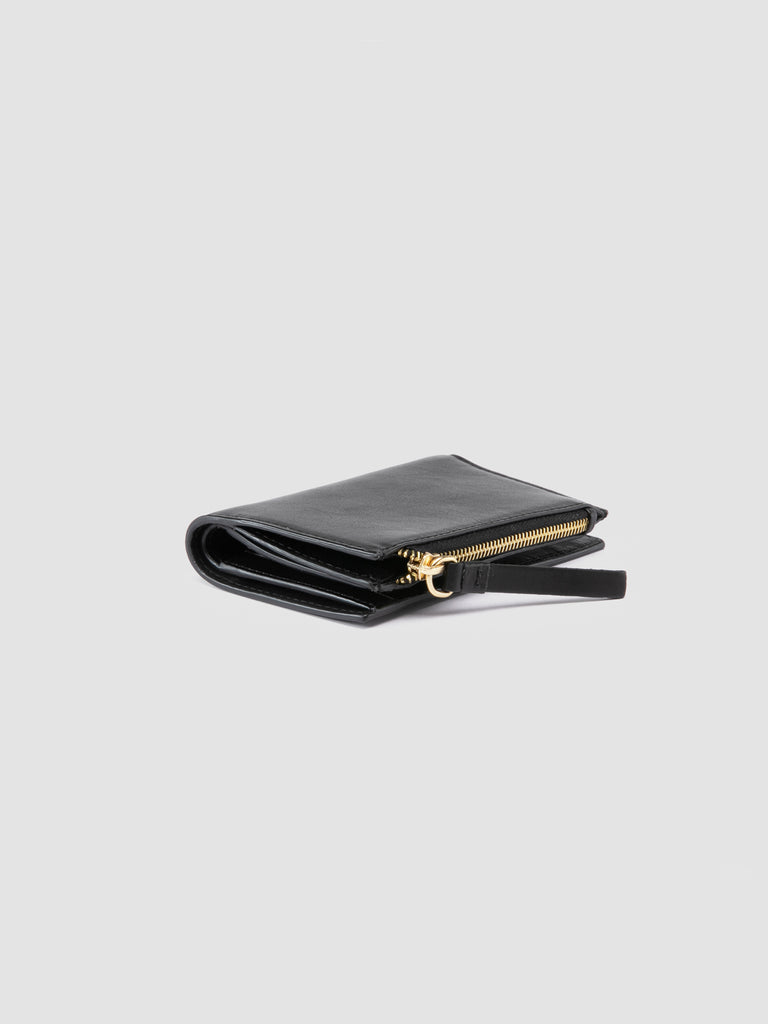 JULIET 004 - Black Leather Wallet Officine Creative - 3