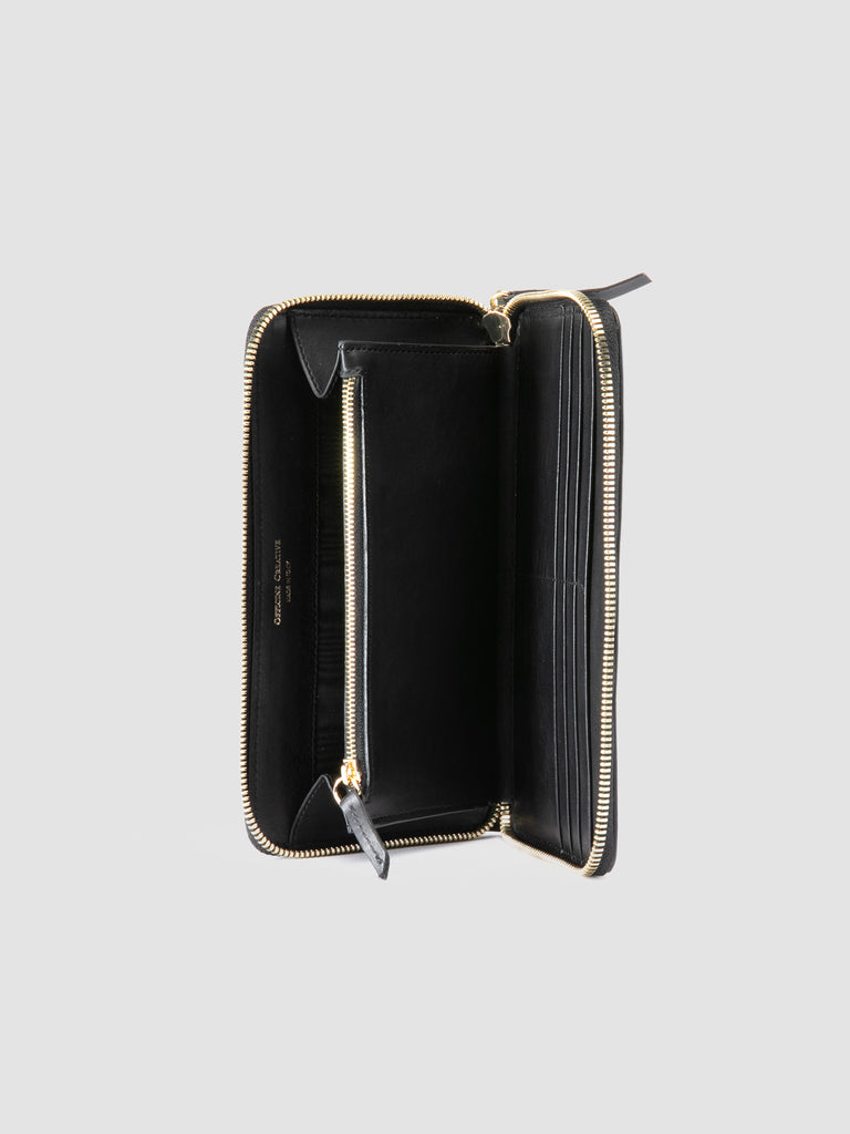JULIET 01 - Black Leather Wallet Officine Creative - 4