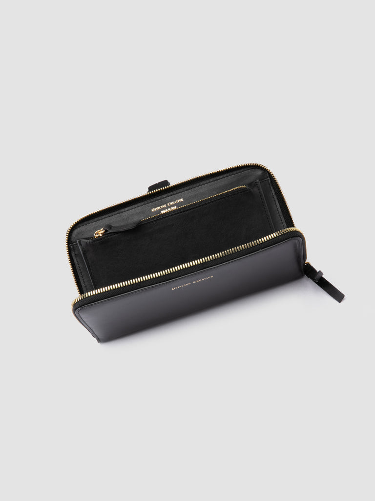 JULIET 01 - Black Leather Wallet Officine Creative - 5