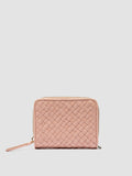 JULIET 102 - Rose Leather Zip-Around Wallet  Officine Creative - 1