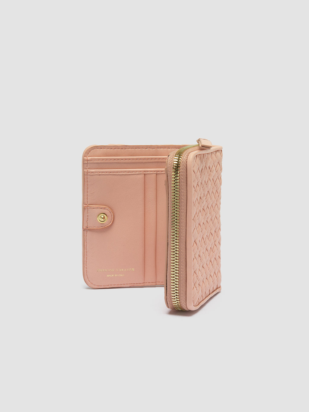 JULIET 102 - Rose Leather Zip-Around Wallet  Officine Creative - 4