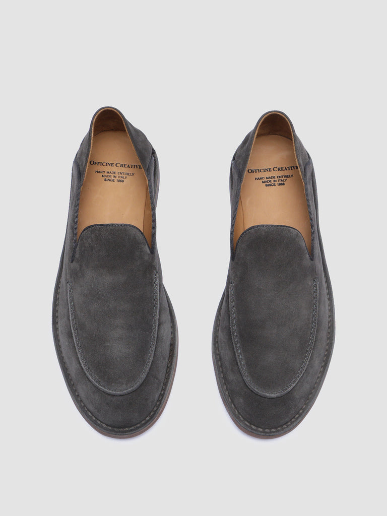 KENT 007 - Grey Suede Venetian Loafers