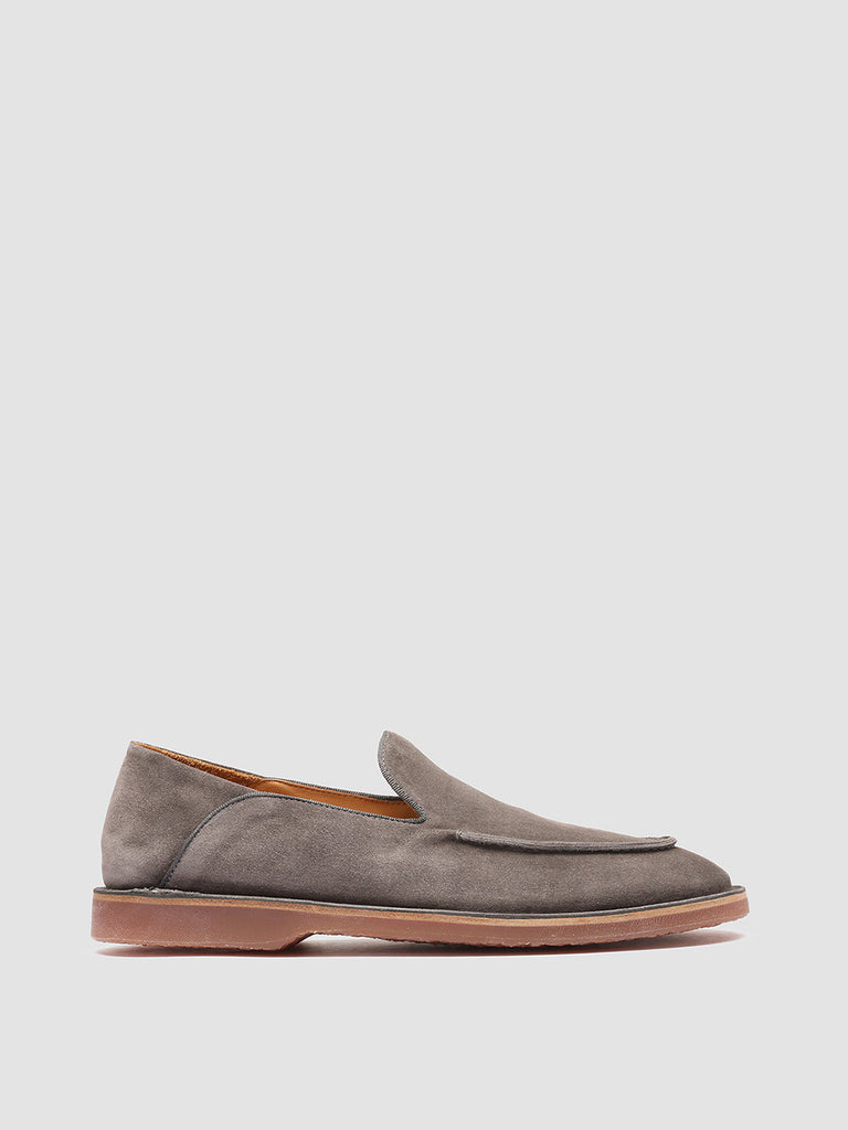 KENT 007 - Grey Suede Venetian Loafers