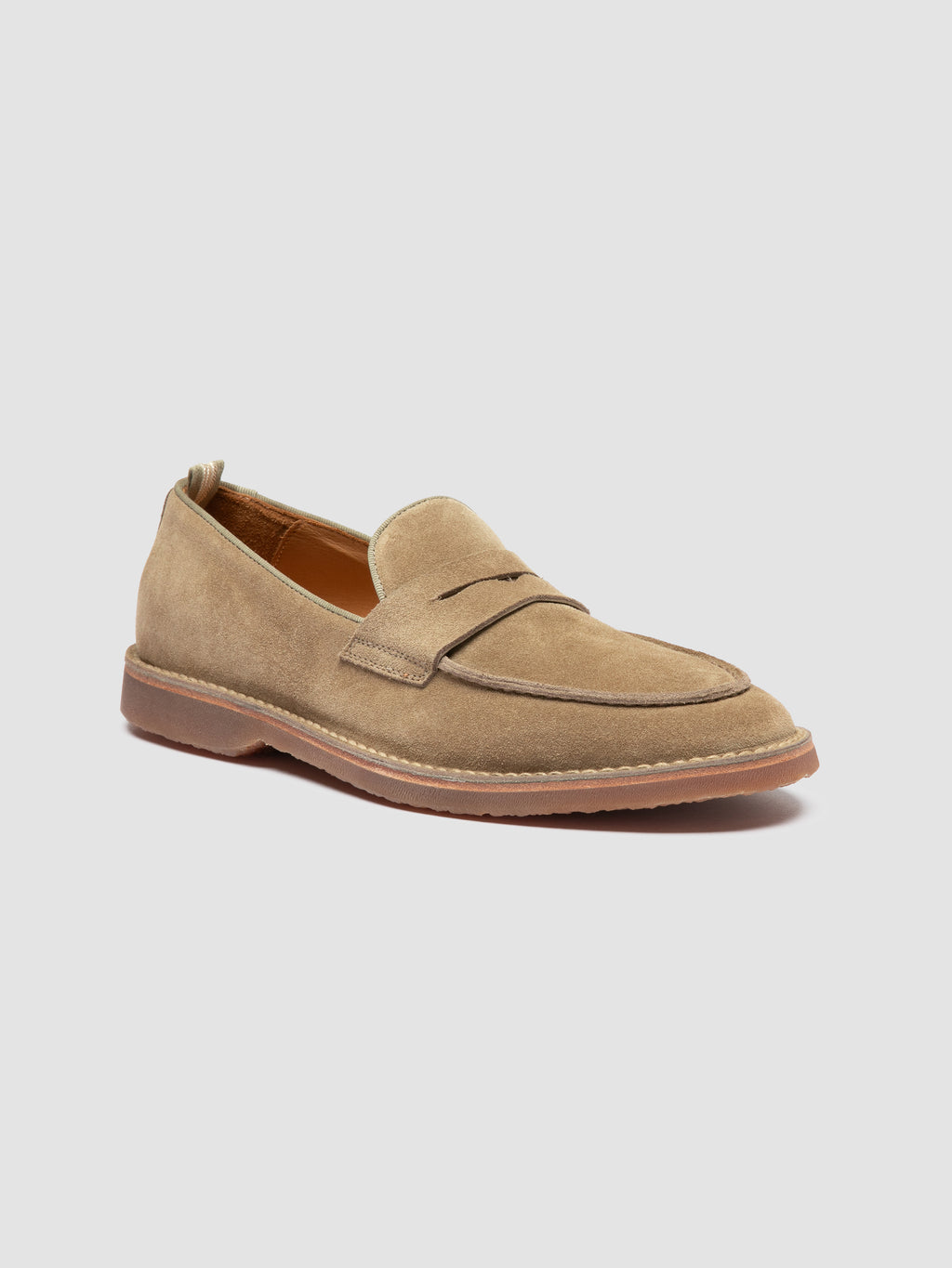 KENT 008 - Taupe Suede Loafers