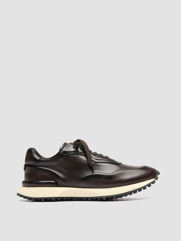 KENYAN 001 - Brown Leather Sneakers
