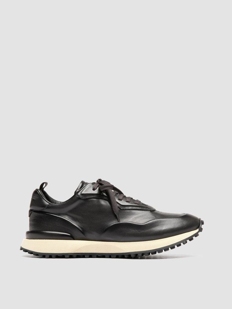 KENYAN 001 - Grey Leather Sneakers