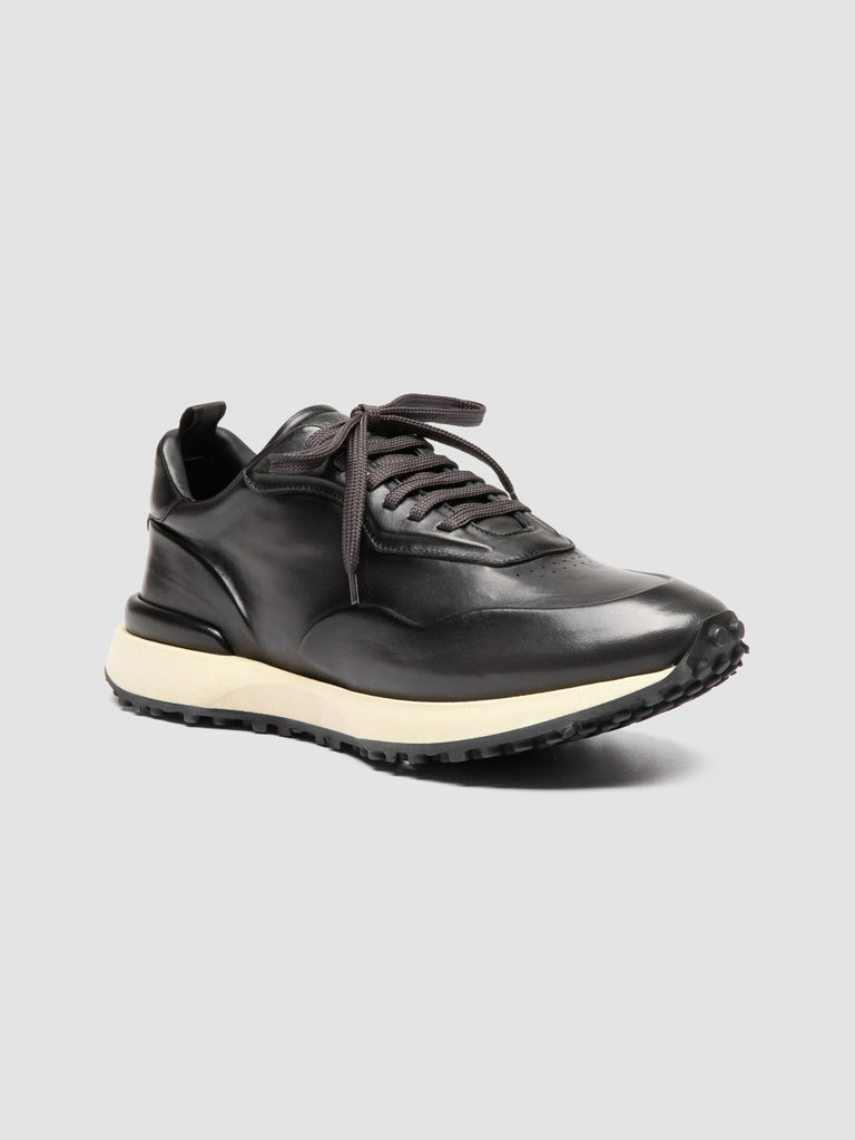 KENYAN 001 - Grey Leather Sneakers Officine Creative - 3